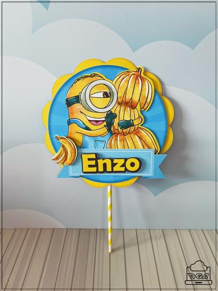 Kit Festa Só Um Minions 40 Itens com Laço