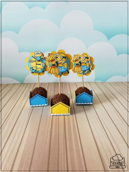 Kit Festa Só Um Minions 40 Itens com Laço
