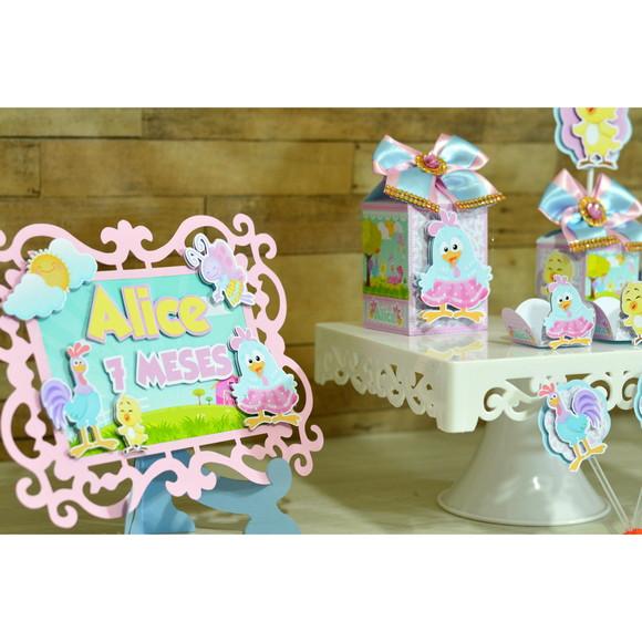 KIT MESVERSÁRIO GALINHA PINTADINHA CANDY