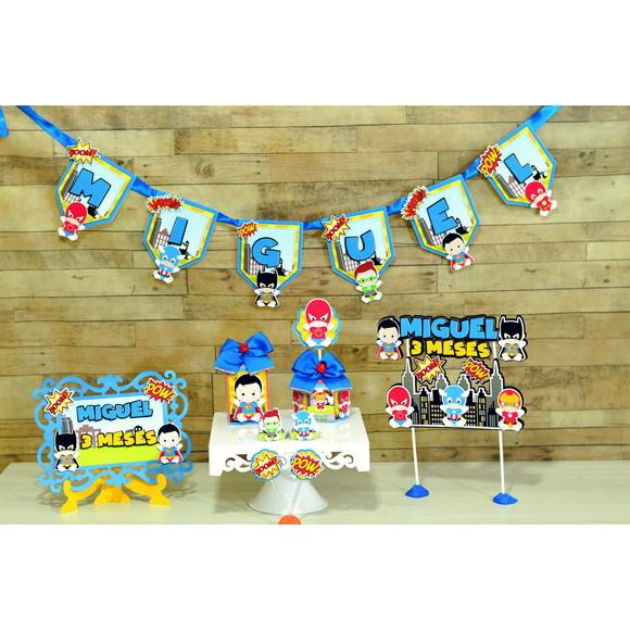 KIT MESVERSÁRIO SUPER HEROIS CUT