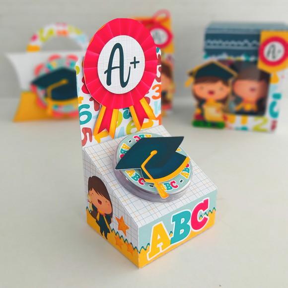 Porta Latinha Formatura Abc