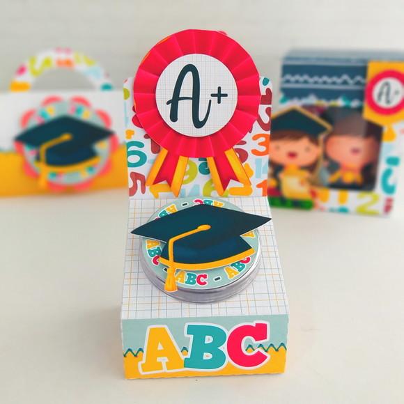 Porta Latinha Formatura Abc