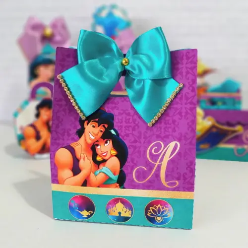 2 KITS FESTA PRONTA JASMINE 60 CAIXAS PERSONALIZADAS 1