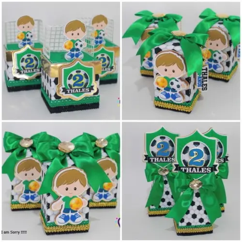 Caixas Personalizadas Semi Luxo Brasil Copa 20 Unidades