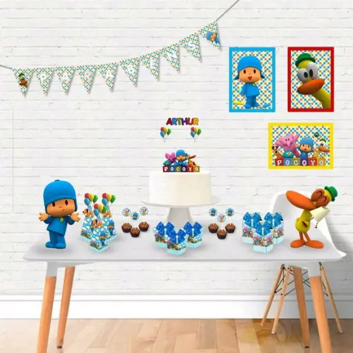 DECORAÇÃO KIT FESTA SÓ UM BOLINHO POCOYO