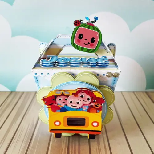KIT 30 CAIXAS PERSONALIZADAS COCOMELON
