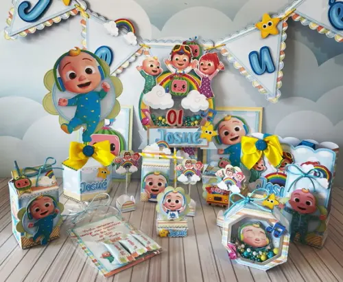 KIT 30 CAIXAS PERSONALIZADAS COCOMELON