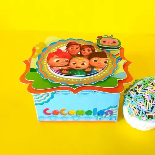 KIT 30 CAIXAS PERSONALIZADAS COCOMELON