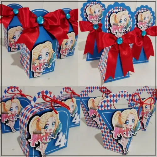 Kit 30 Lembranças Personalizadas Montada Arlequina 1