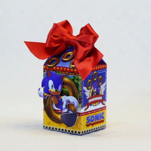Kit 30 Lembrancinhas Personalizadas -sonic