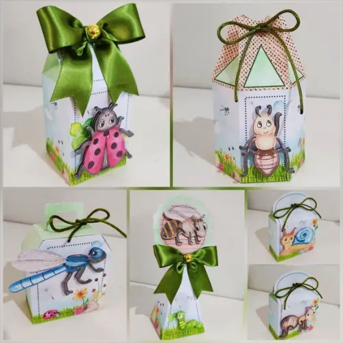 Kit 30 Lembrancinhas Personalizadas Insetos