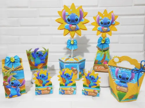 Kit 30 Lembrancinhas Personalizadas Lilo e Stitch