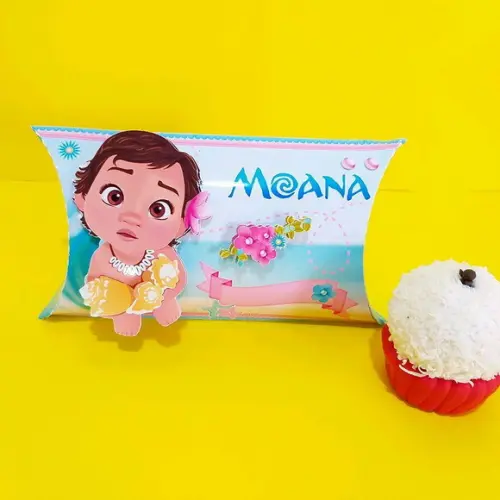 Kit 30 Lembrancinhas Personalizadas Moana Baby