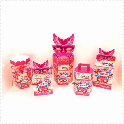 Kit 30 Lembrancinhas Personalizadas Montada Carnaval