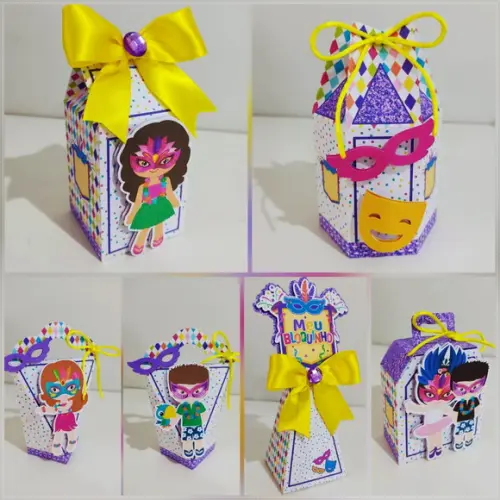 Kit 30 Lembrancinhas Personalizadas Montada Carnaval