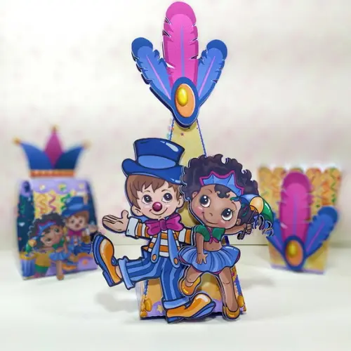 Kit 30 Lembrancinhas Personalizadas Montada Carnaval