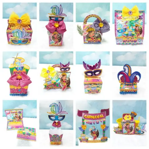 Kit 30 Lembrancinhas Personalizadas Montada Carnaval