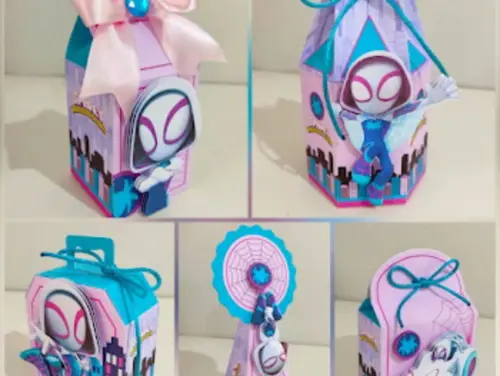 Kit 30 Lembrancinhas Personalizadas Mulher Aranha