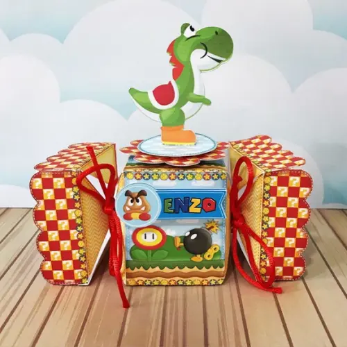 Kit 30 Lembrancinhas Personalizadas Super Mário