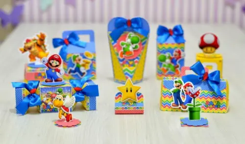 Kit 30 Lembrancinhas Personalizadas Super Mário 1