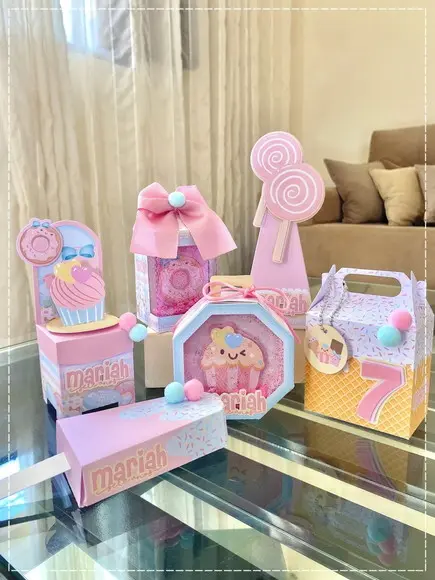 Kit Festa 20 Caixinhas Confeitaria Doceria Semi Luxo