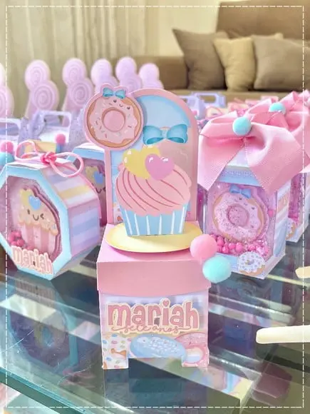 Kit Festa 30 Caixinhas Confeitaria Doceria Semi Luxo