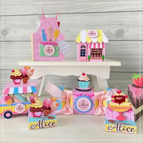 Kit Festa 30 Lembrancinhas Personalizadas Doceria