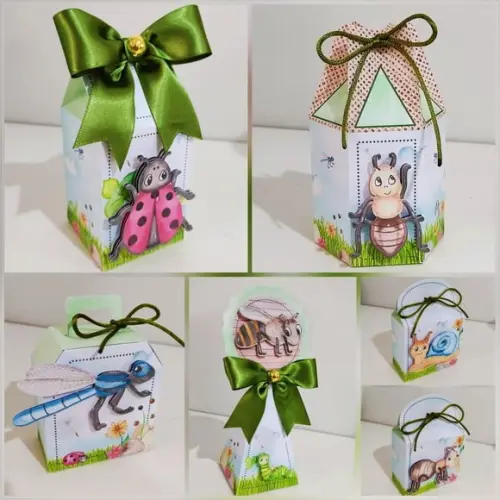 Kit Festa 30 Lembrancinhas Personalizadas Insetos