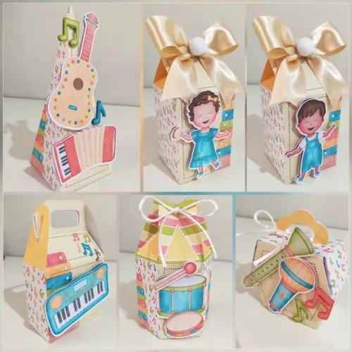 Kit Festa 30 Lembrancinhas Personalizadas Música