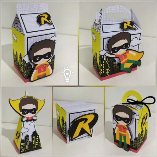 Kit Festa 30 Lembrancinhas Personalizadas Robin