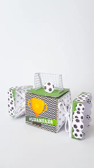 Kit Festa Brasil Copa 20 Caixas Personalizadas