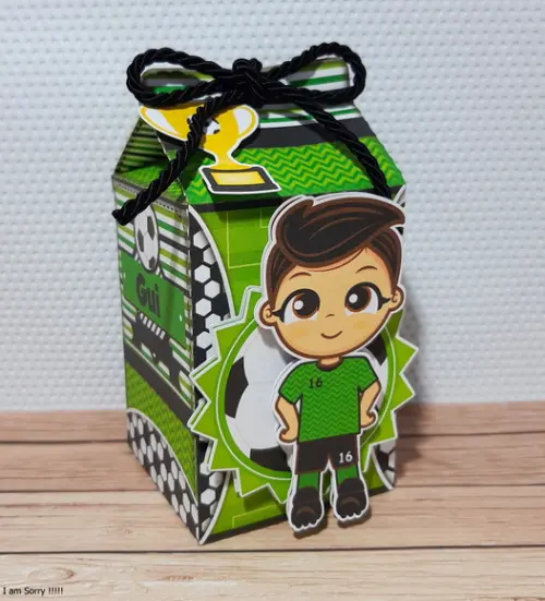 Kit Festa Futebol Brasil Copa 30 Caixas Personalizadas