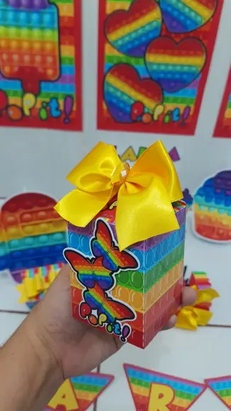 KIT FESTA PRONTA -FIDGET TOYS POP IT