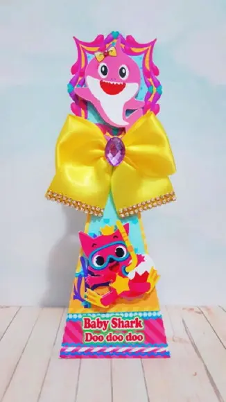 Kit Festa Pronta Baby Shark Menina