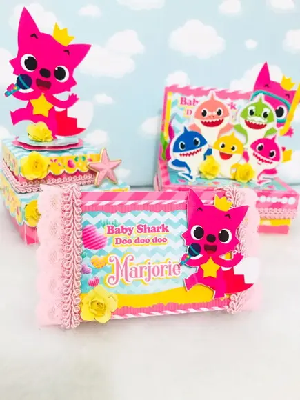 Kit Festa Pronta Baby Shark Menina