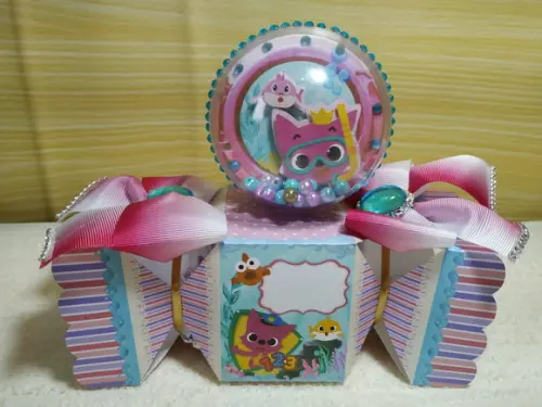 Kit Festa Pronta Baby Shark Menina
