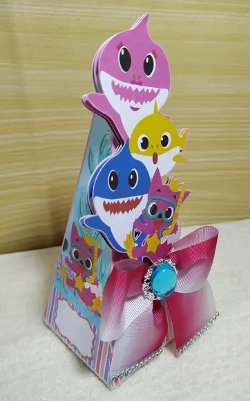Kit Festa Pronta Baby Shark Menina