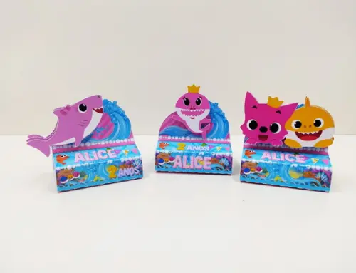 Kit Festa Pronta Baby Shark Menina