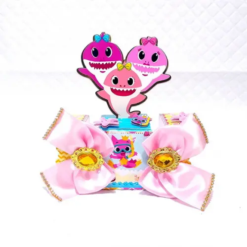 Kit Festa Pronta Baby Shark Menina