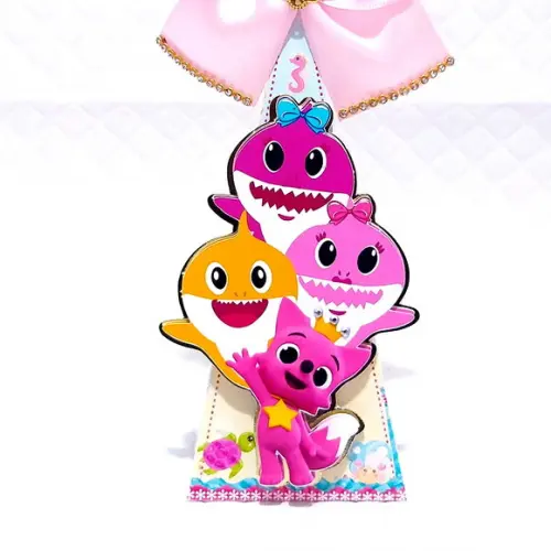 Kit Festa Pronta Baby Shark Menina