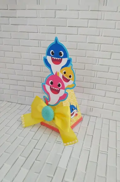 Kit Festa Pronta Baby Shark Menina