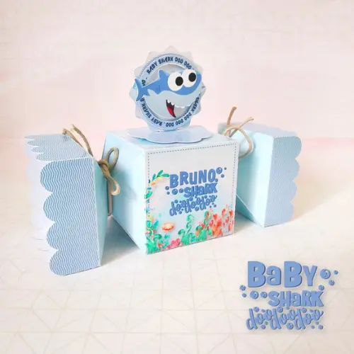 Kit Festa Pronta Baby Shark Menino