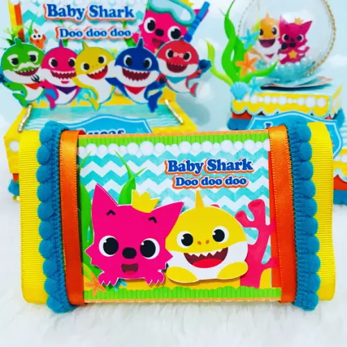 Kit Festa Pronta Baby Shark Menino