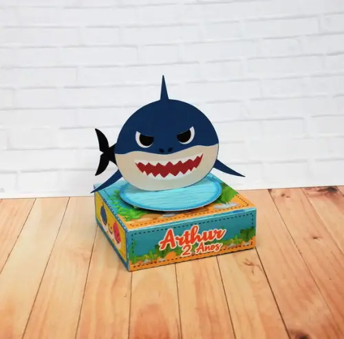 Kit Festa Pronta Baby Shark Menino
