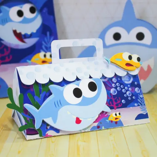 Kit Festa Pronta Baby Shark Menino