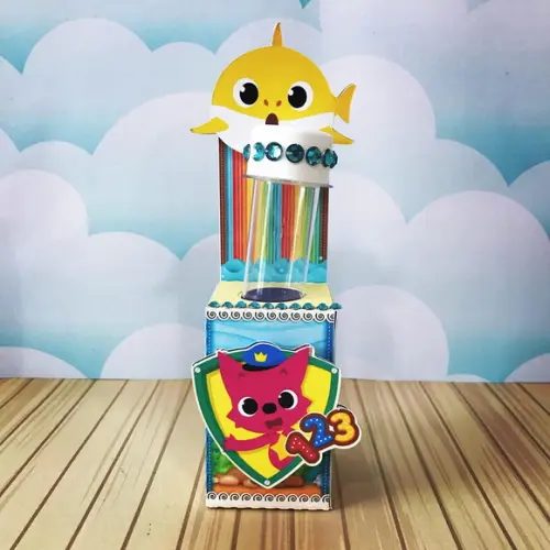 Kit Festa Pronta Baby Shark Menino