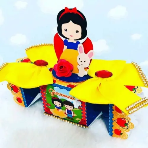 KIT FESTA PRONTA BRANCA DE NEVE SUPER LUXO
