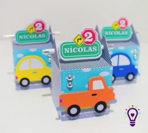 Kit Festa Pronta Carrinhos