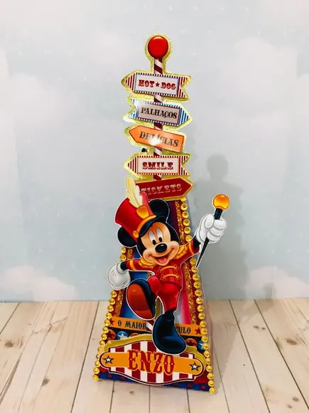 Kit Festa Pronta Circo Do Mickey