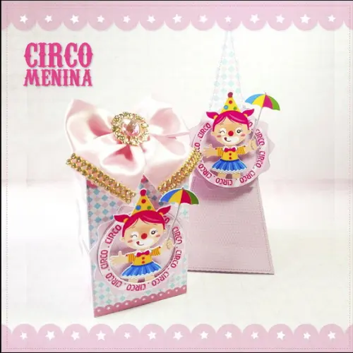 Kit Festa Pronta Circo Rosa / Menina
